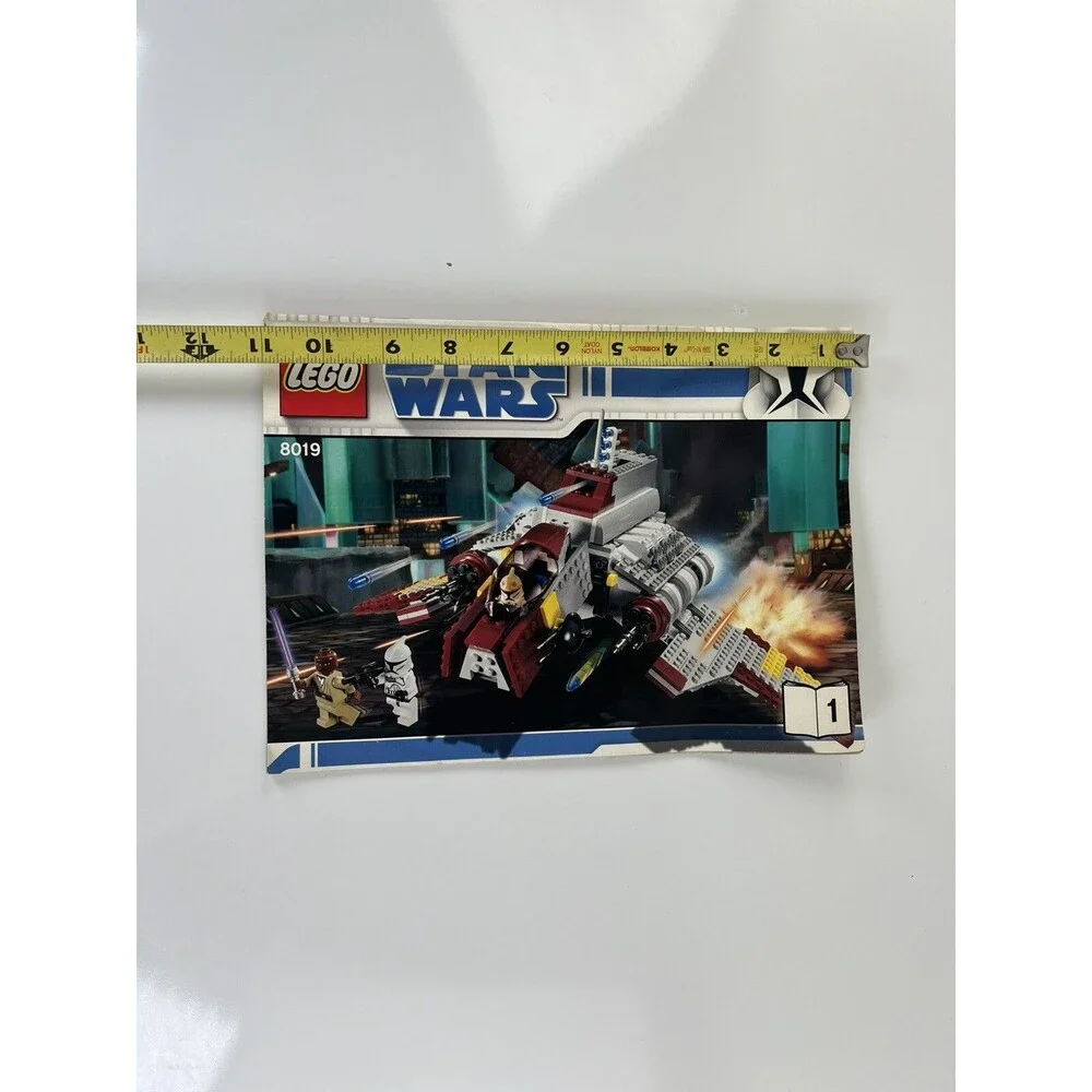 LEGO STAR WARS #8019 REPUBLIC ATTACK SHUTTLE INSTRUCTION MANUALS - BOOKS 1 ONLY